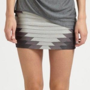 Haute Hippie Bandage Mini-Skirt - Grey/Silver